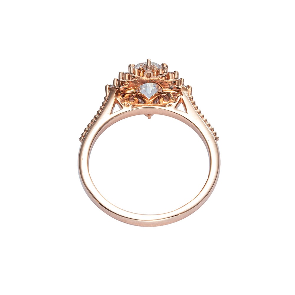 Art Deco Oval Emerald Ring - Aries - Image 2