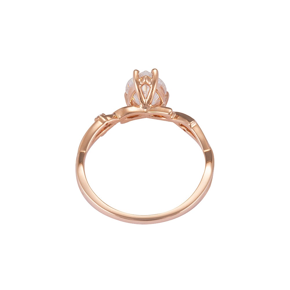 Twig Engagement Ring In Pear Cut Moissanite - May - Image 2