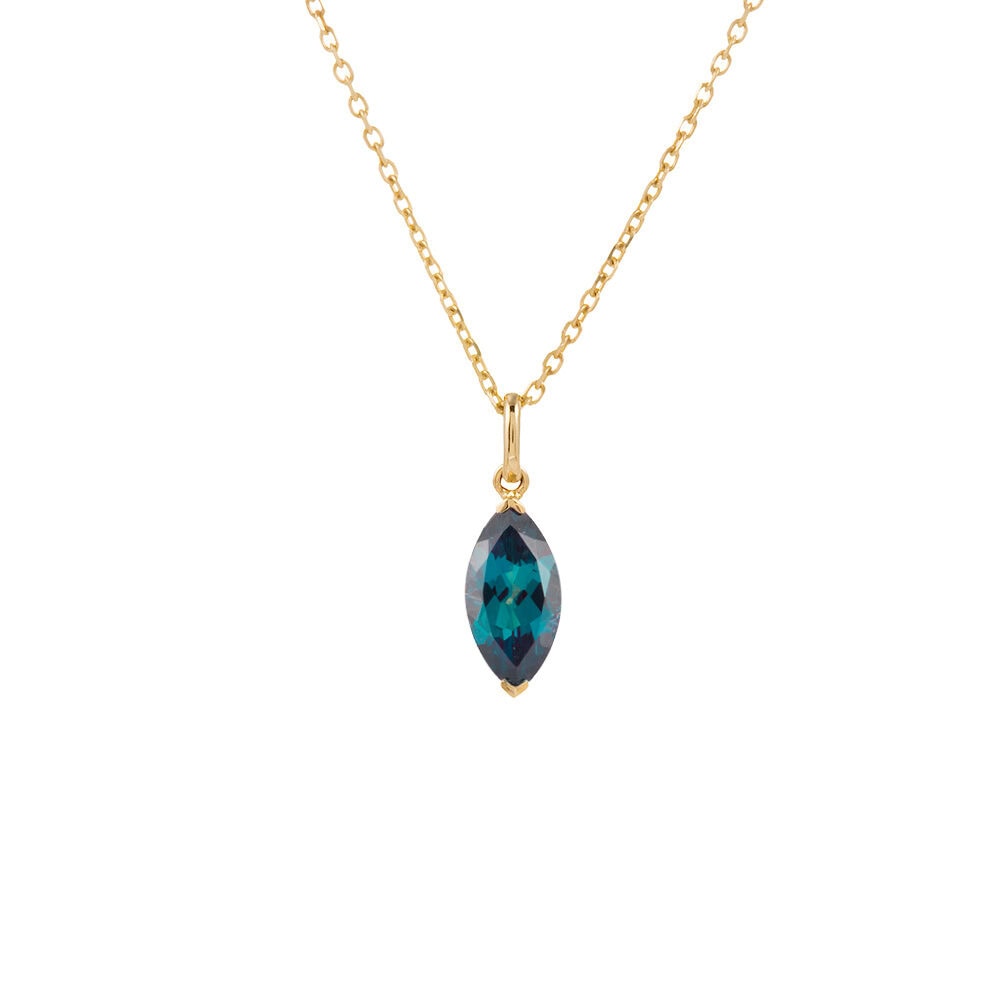 Marquise Cut Alexandrite Necklace - Aster
