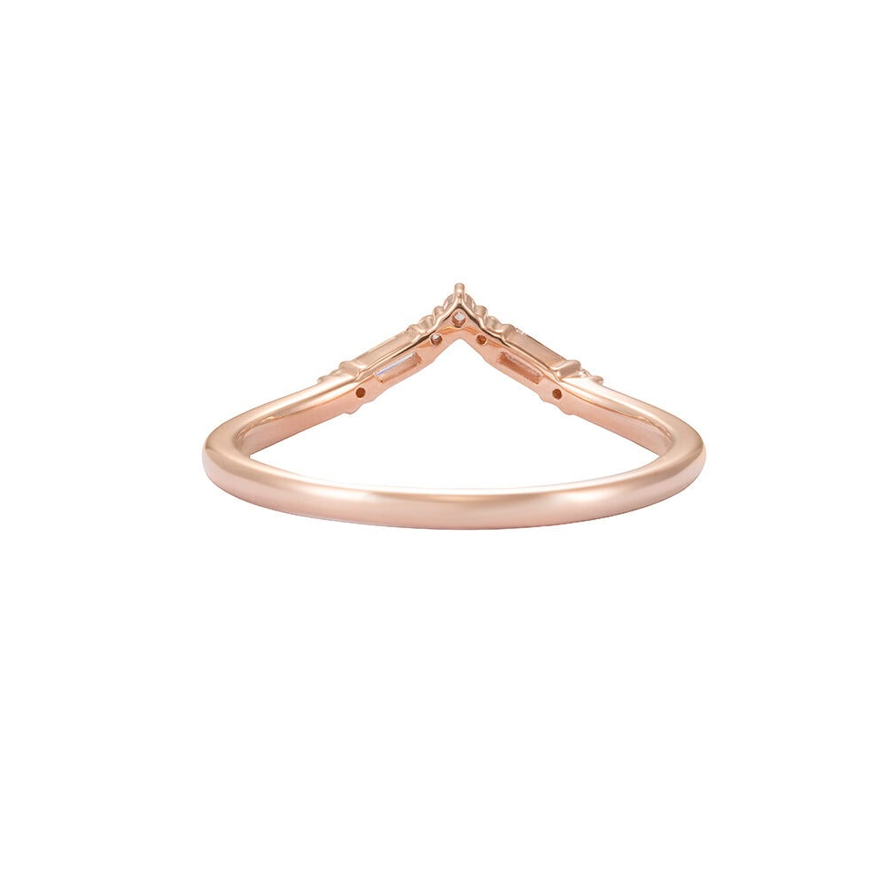 Vintage Inspired Baguette Diamond Band - London - Image 2