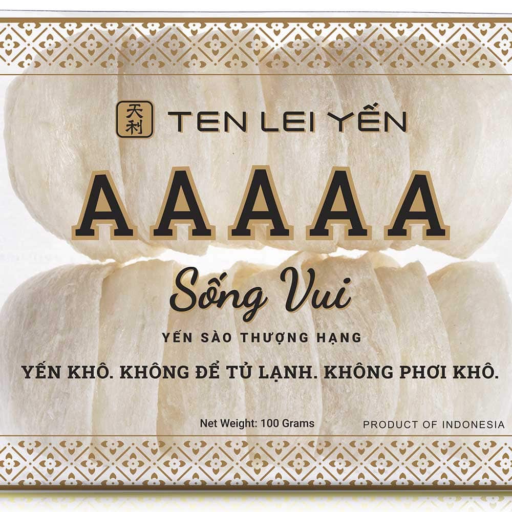 Sống Vui - Yến Sào Trắng Thượng Hạng (AAAAA) (Premium Natural White Edible Bird’s Nest) (2 Box of 100 Grams) 🎁 - Image 3