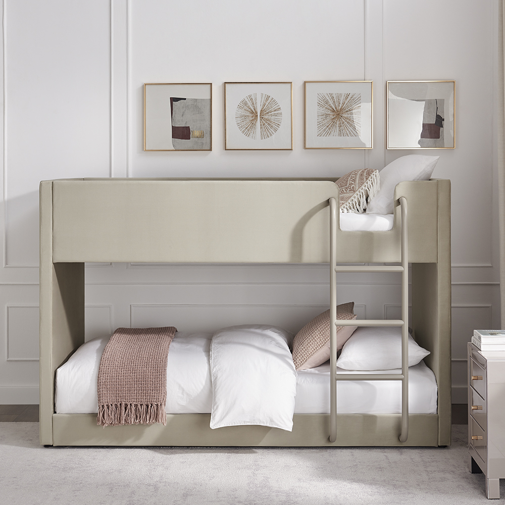 ELOISE Bunk in Taupe Velvet