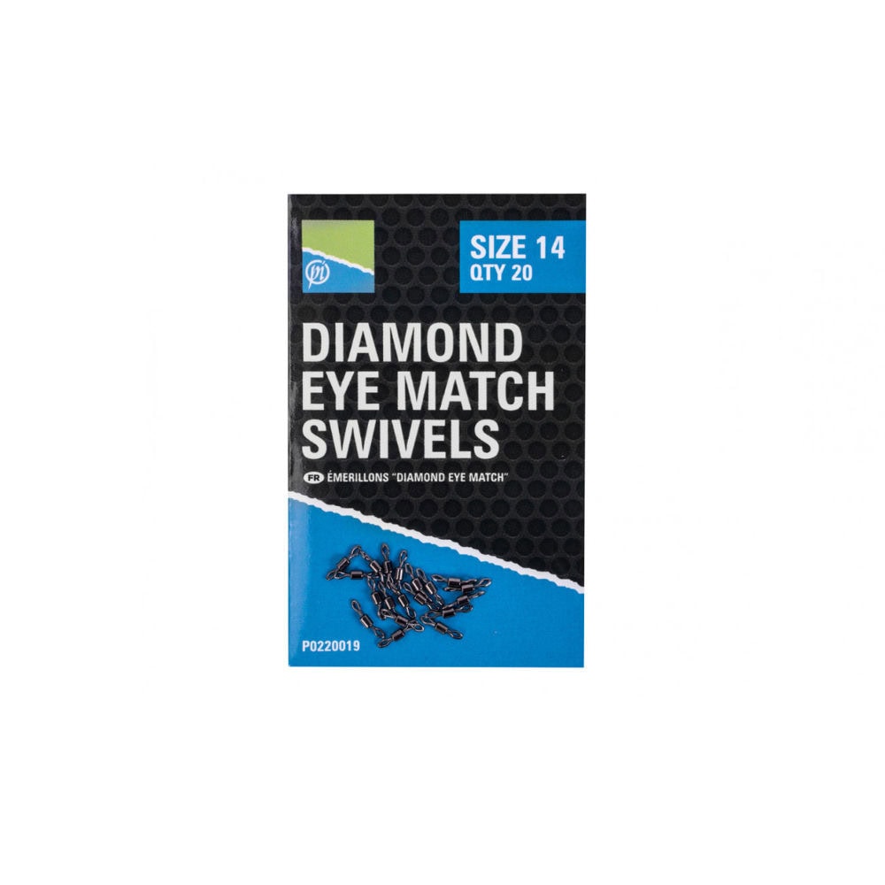 Preston Diamond Eye Match Swivels