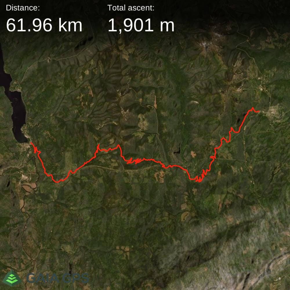 Old Cascade Highway Map