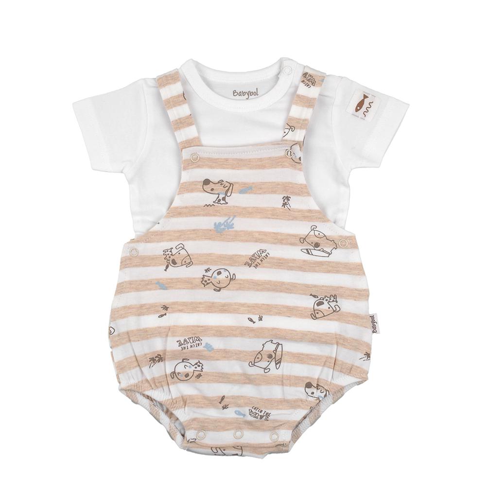Pelele Algodón Camiseta Perrito Rayas Babybol