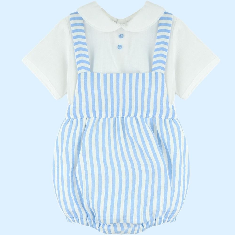 Pelele azul con blusa Delfin Baby Ferr