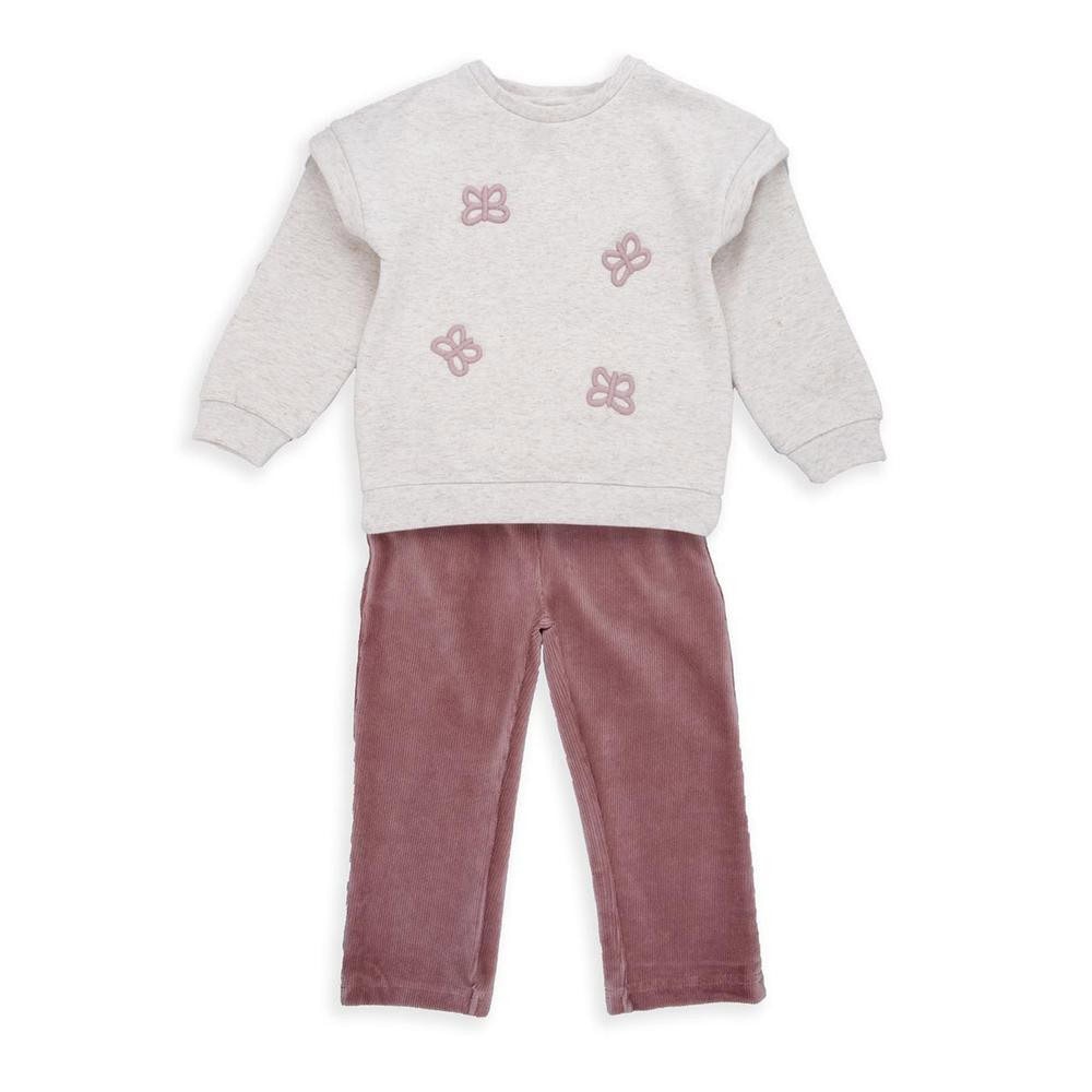 Conjunto sudadera y malla Micro pana BABYBOL