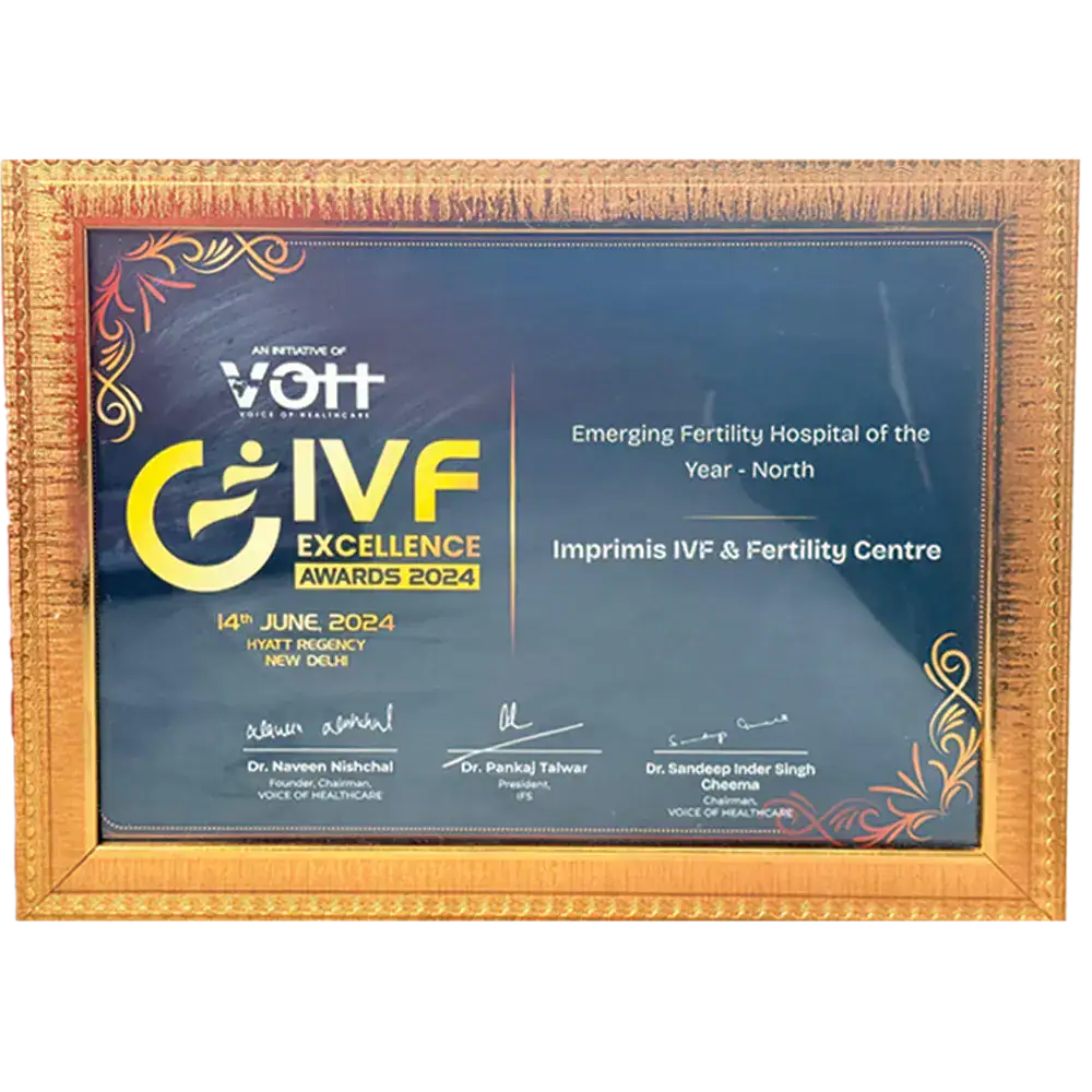 Emerging Fertility Hospital of the year 2025 - Imprimis IVF & Fertility Centre