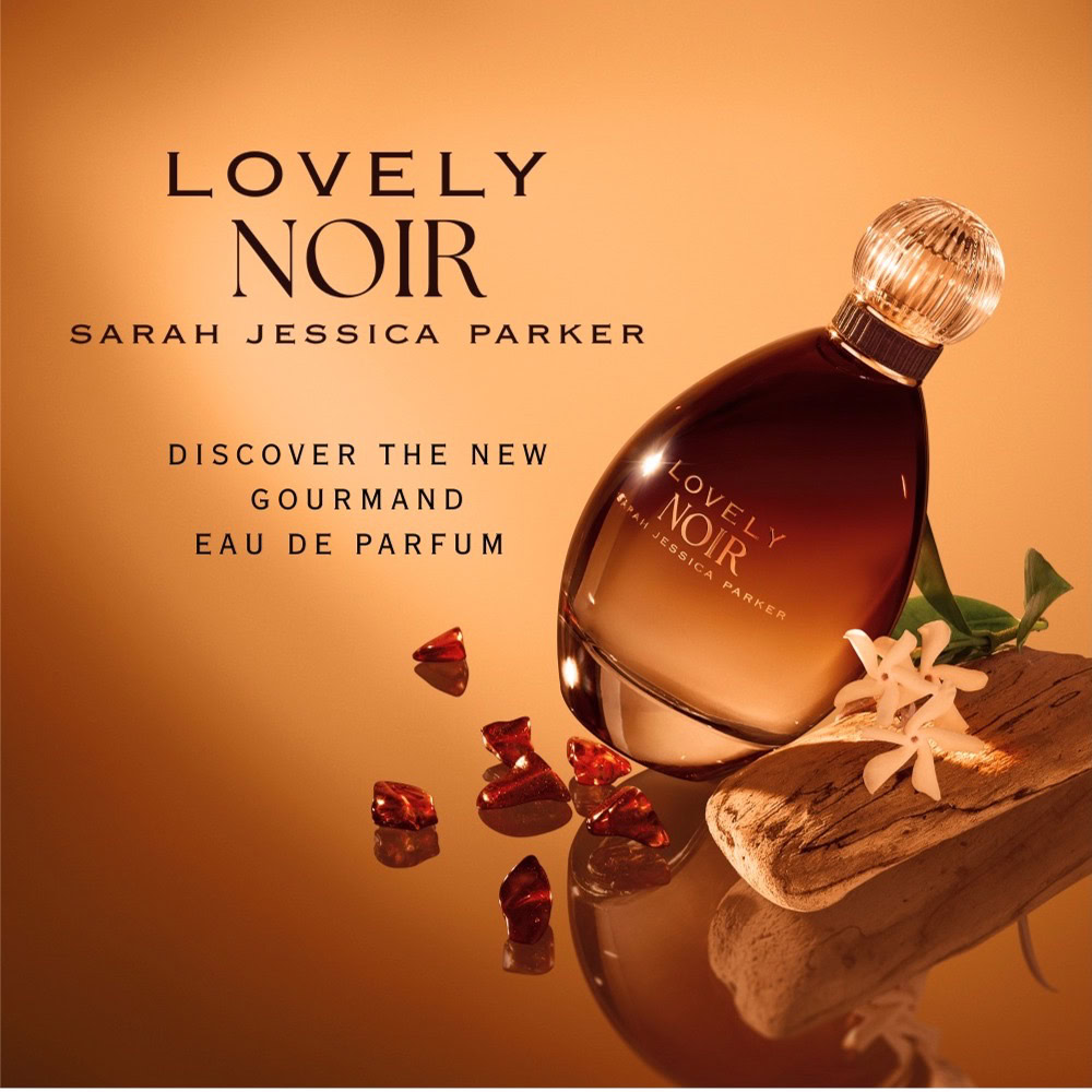 sarah jessica parker lovely noir eau de parfum gourmand fragrance