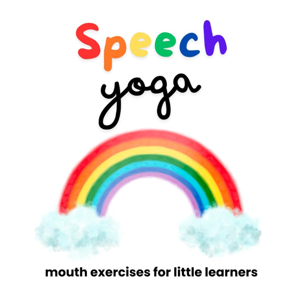 Speech Yoga children's book cover with rainbow