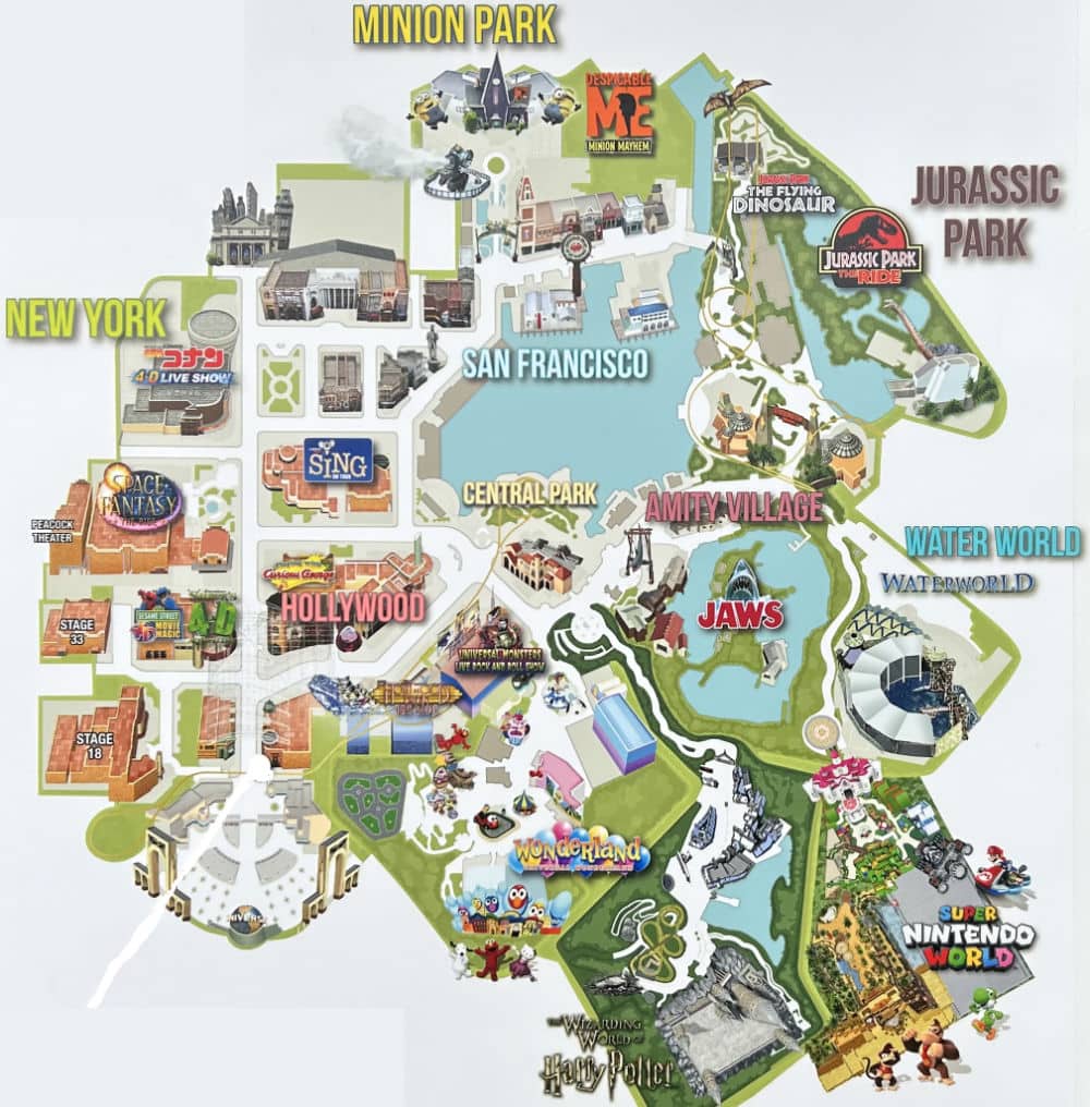 USJ Map 2025