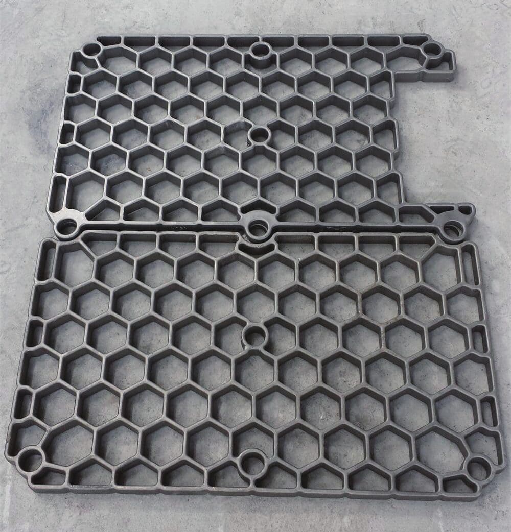 Heat treatment tray HX 15 for industrial furnace processing