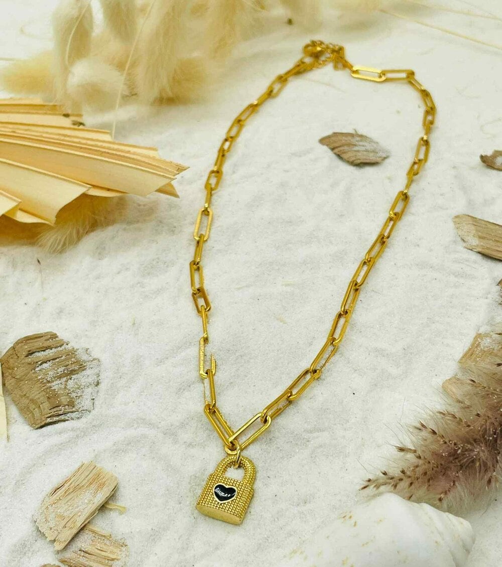 Kette Locked Heart