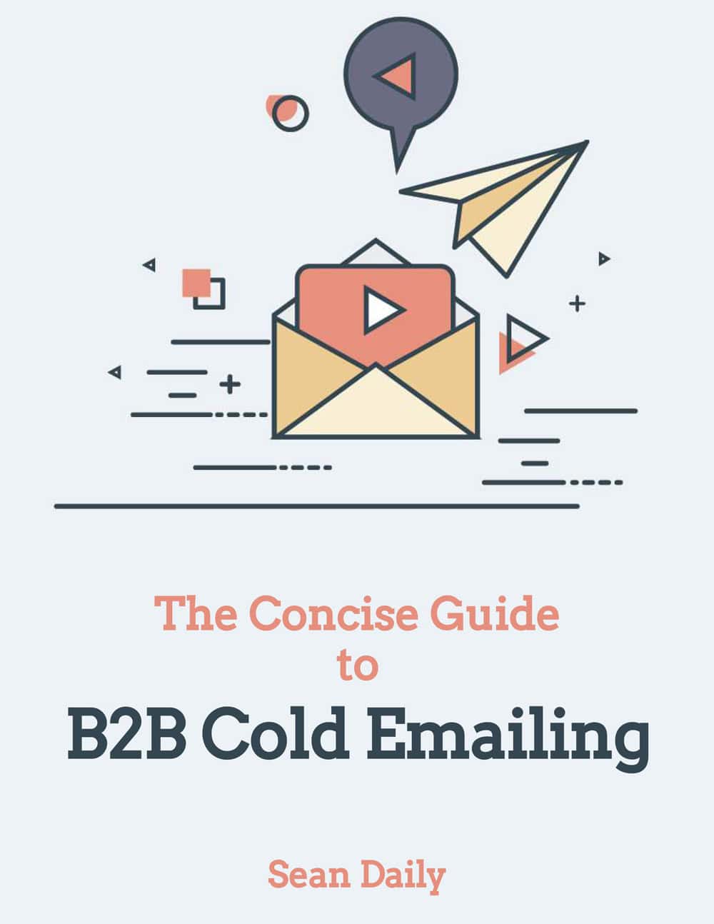 Cover of "The Cold Emailing Book" by Sean Daily, a guide to B2B cold emailing strategies.