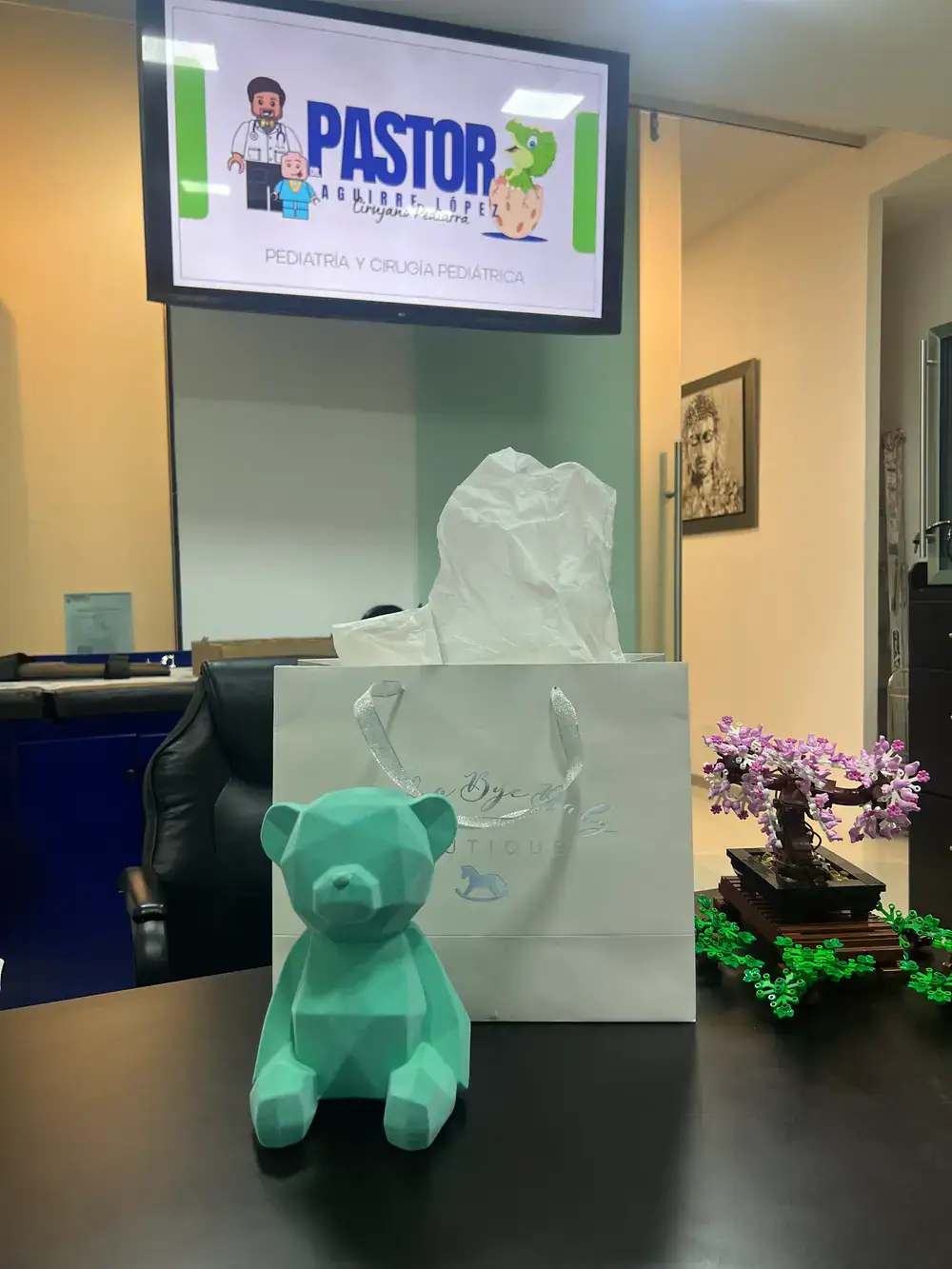 Consultorio del Dr. Pastor Aguirre López, cirujano pediatra en Puebla