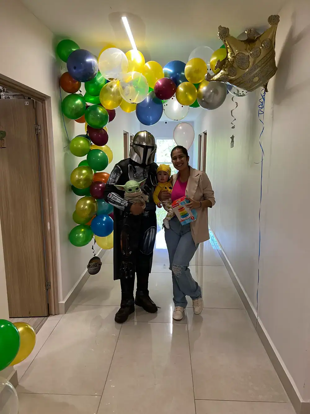 Evento temático de Star Wars organizado en el consultorio pediátrico