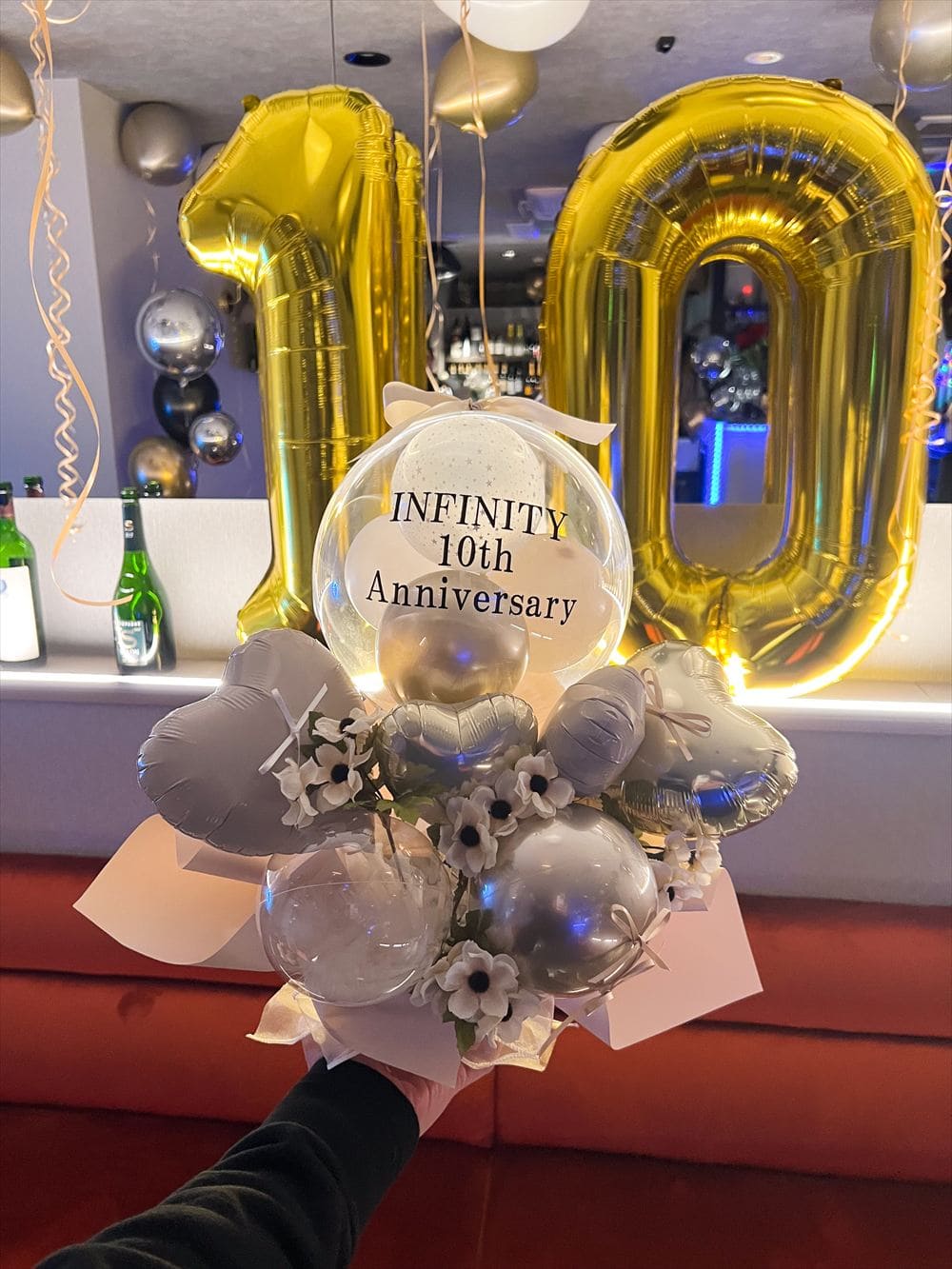 フィリピンパブ スナック キャバクラ 周年記念バルーン装飾演出