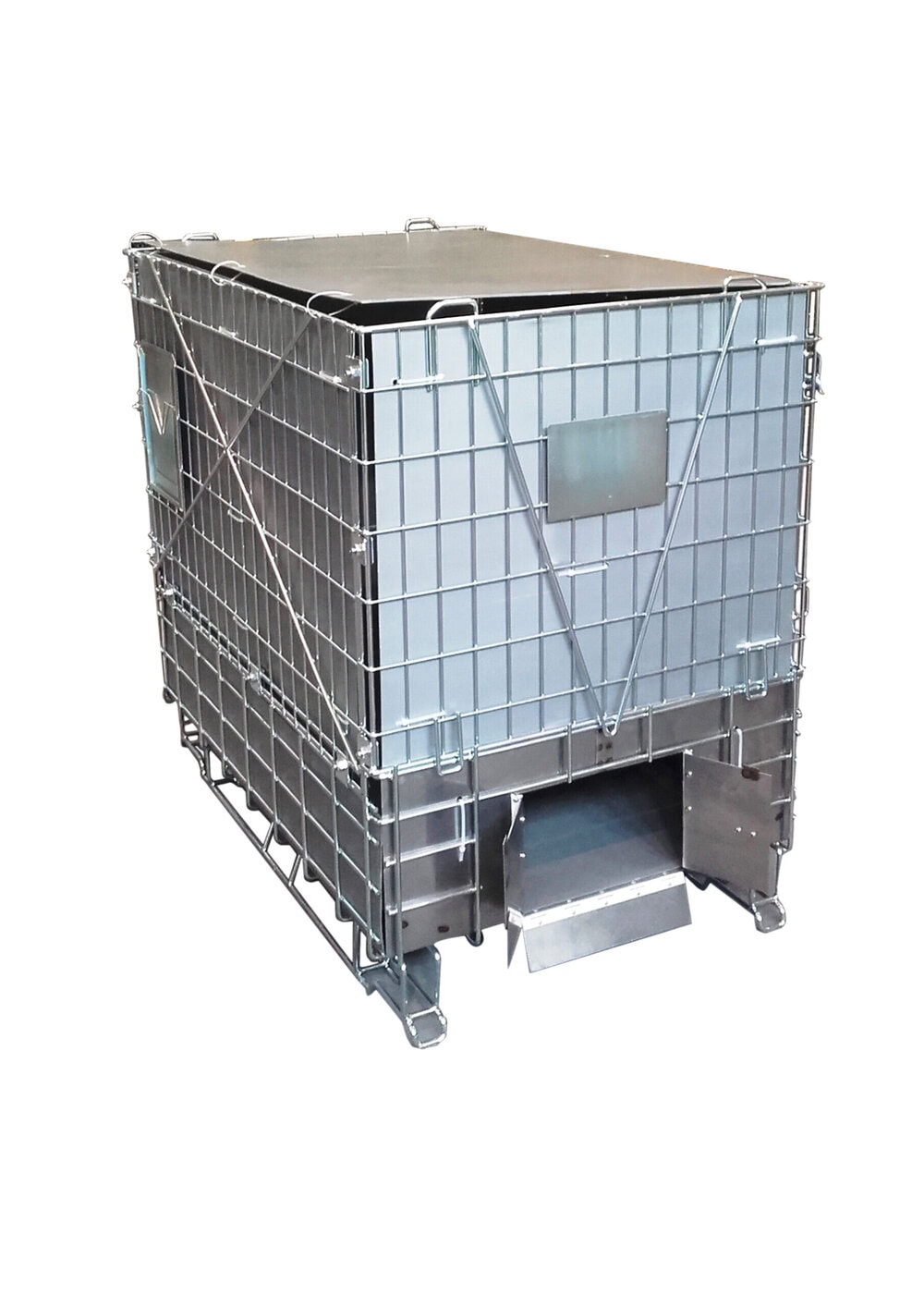 Pojemnik siatkowy 1200x800x1120 | 150 kg
