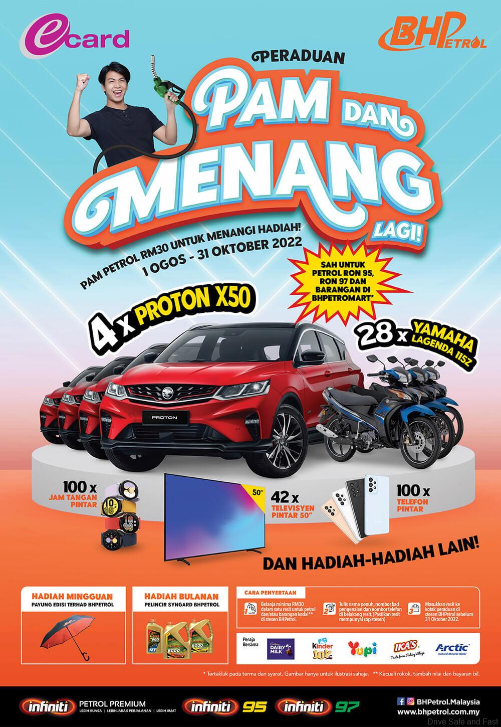 Pam & Menang Lagi Bhpetrol Poster