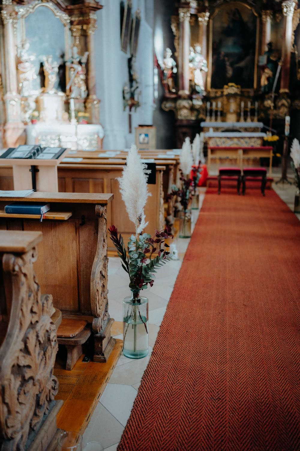 Dekoration in der Kirche