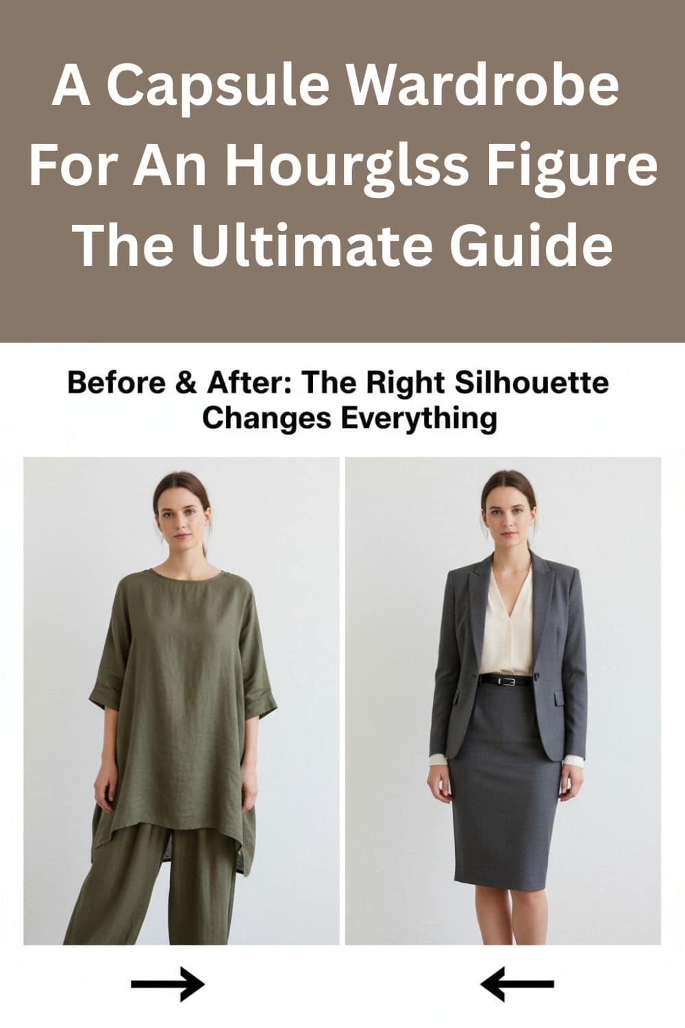A capsule wardrobe guide for an hourglass figure