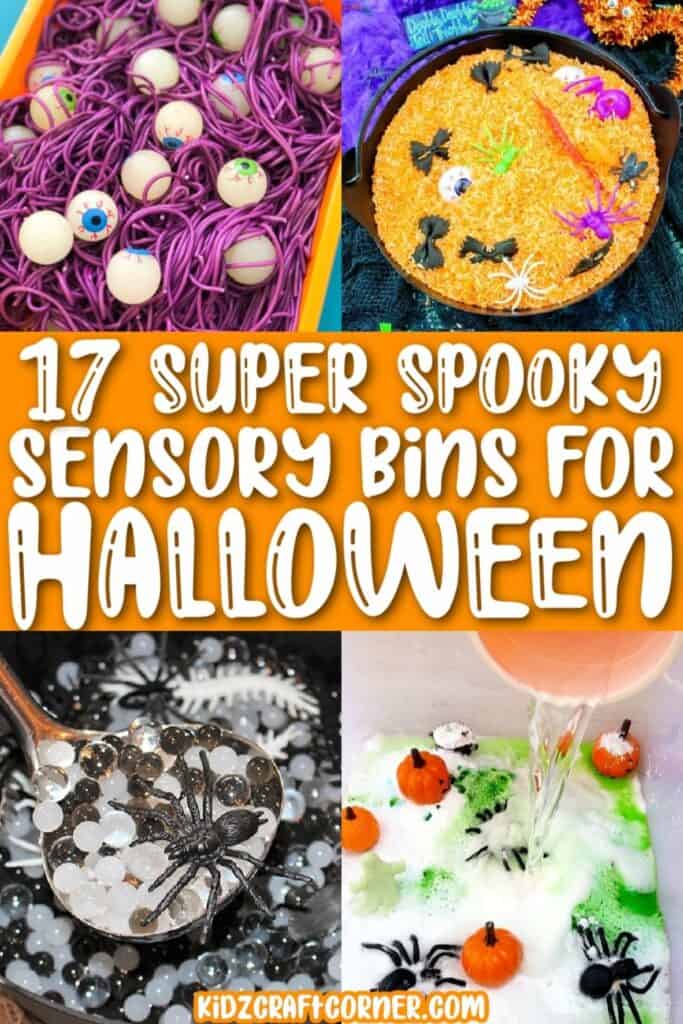 halloween sensory bins