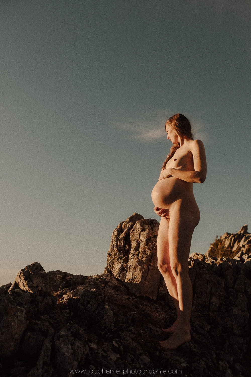 photographe grossesse nue Aix les bains