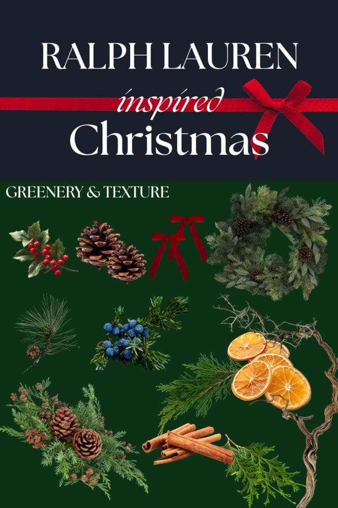 ralph lauren inspired christmas greenery
