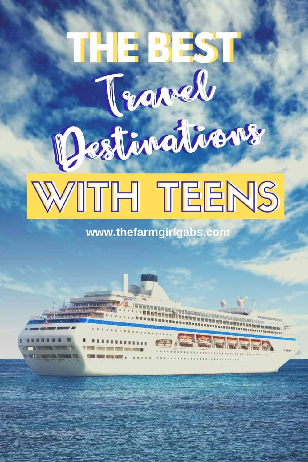 Want to cross a few places off your family bucket list this summer? If you are traveling with teens, check out these Best Travel Destinations With Teens #familytravel #teenagers #parentingteens #travel #luxurytravel