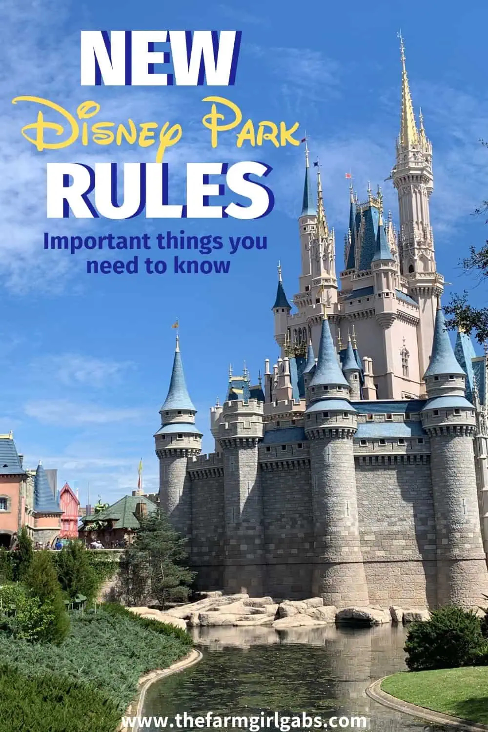 New rules at Disneyland and Walt Disney World might affect your vacation. Here is a list of the new Disney park bans coming as early as this May. #DisneyParks #DisneyLand #DisneyWorld #DisneyParkBans #DisneyPackingTips #DisneyPackingList