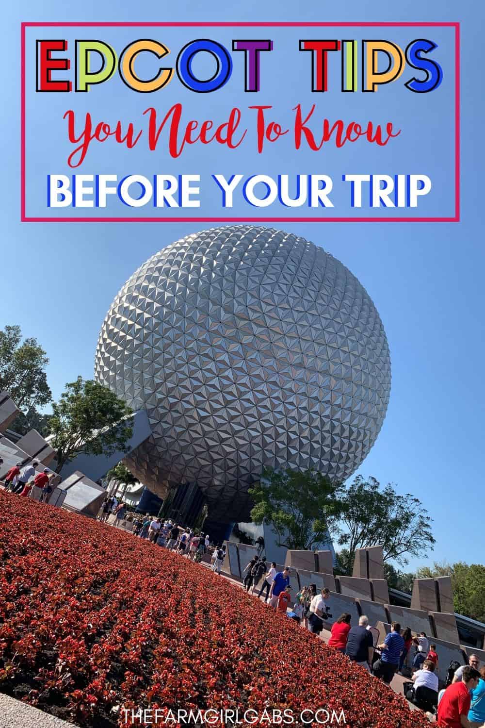 If you are unfamiliar with Epcot and not sure how to plan a day there, follow these 5 Epcot pro tips to beat the learning curve and get more out of your day. These helpful Disney Tips will get you the most our of your Disney World Vacation. #Epcot #DisneyTips #DisneyPackingList #DisneyPlanning #FamilyTravel