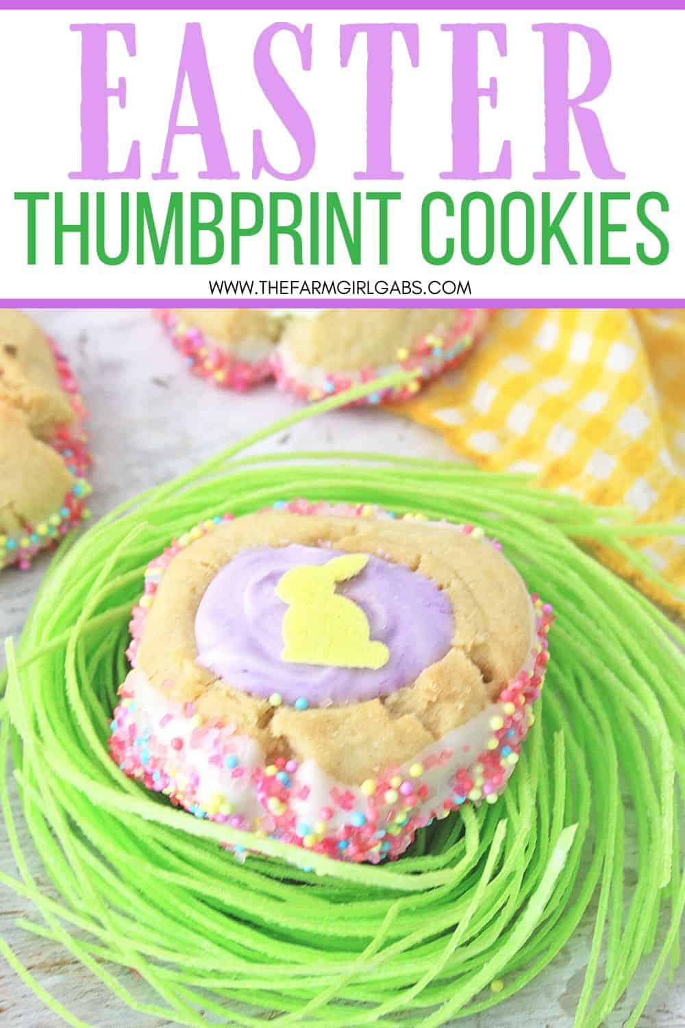 These homemade Easter Thumbprint Cookies are a sure sign of spring. Bake a batch of these easy colorful holiday cookies to share today.