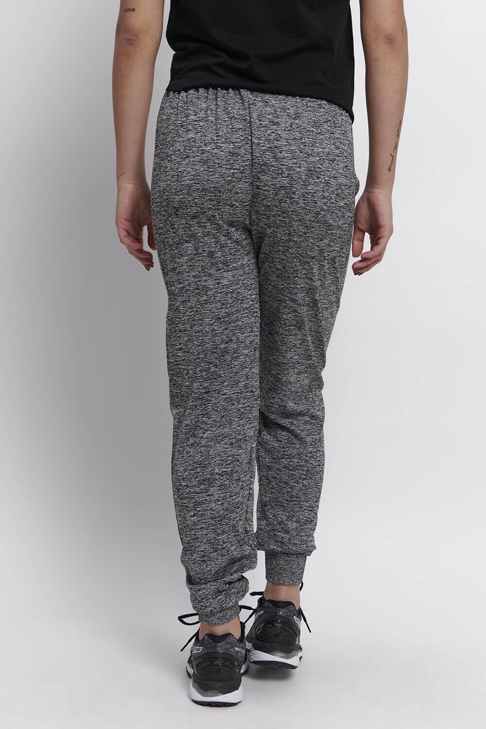 JOGGER JASPEADO MUJER SIN BOLSILLOS