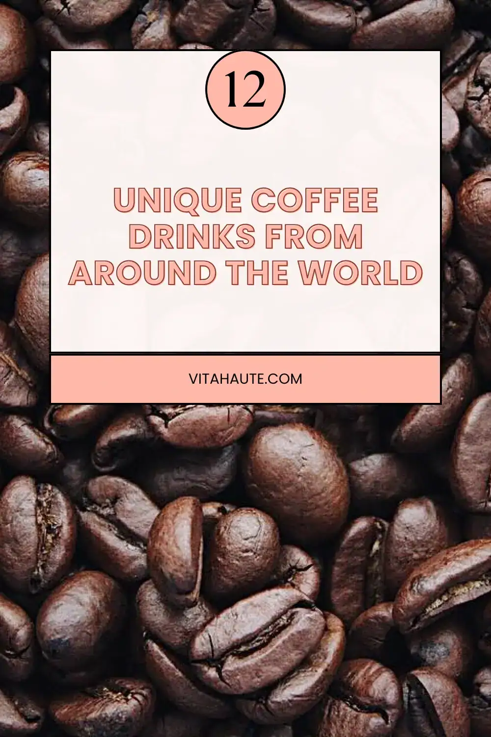 Collage of coffee drinks from various countries