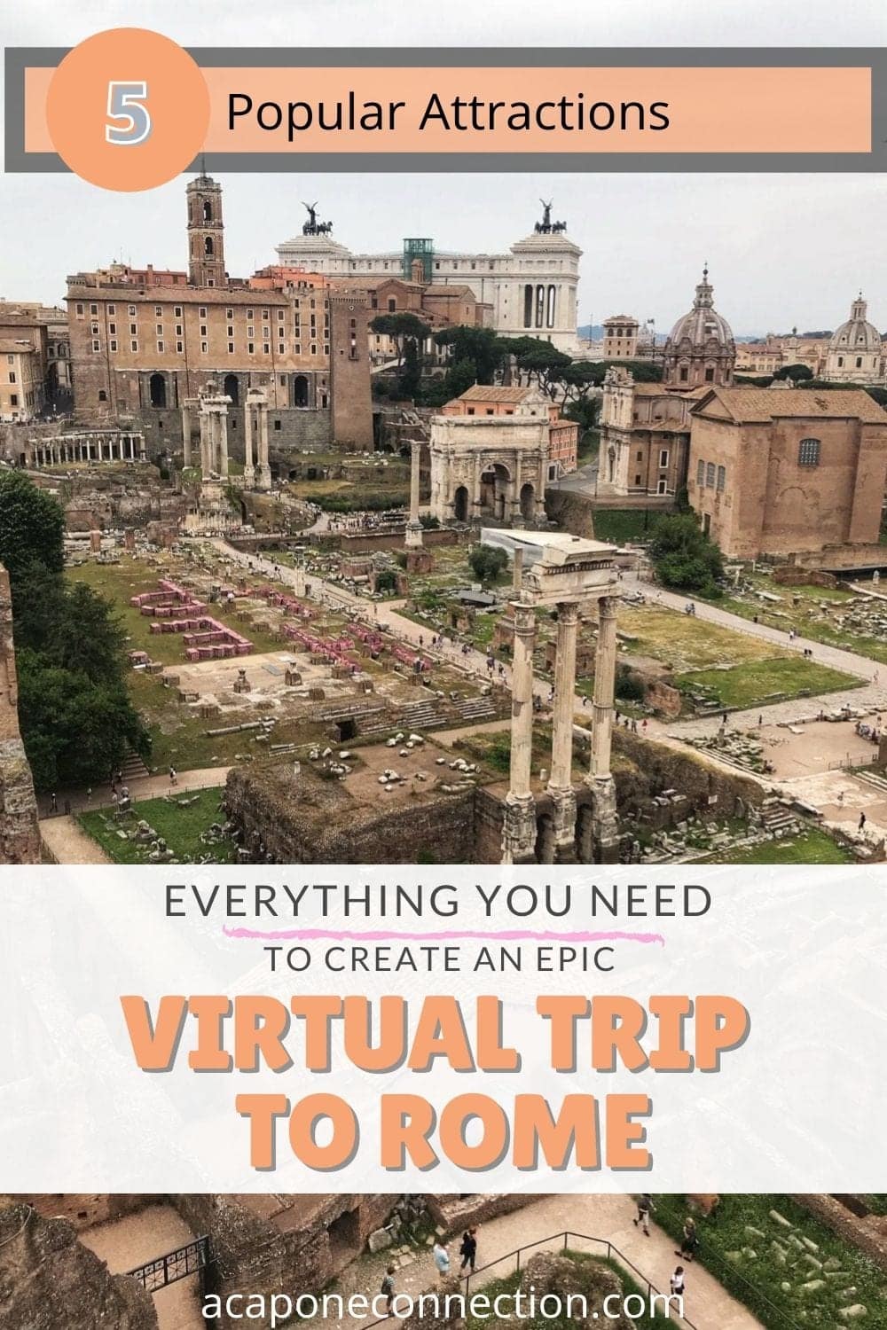 Everything you need to Create an Epic Virtual Tour to Rome