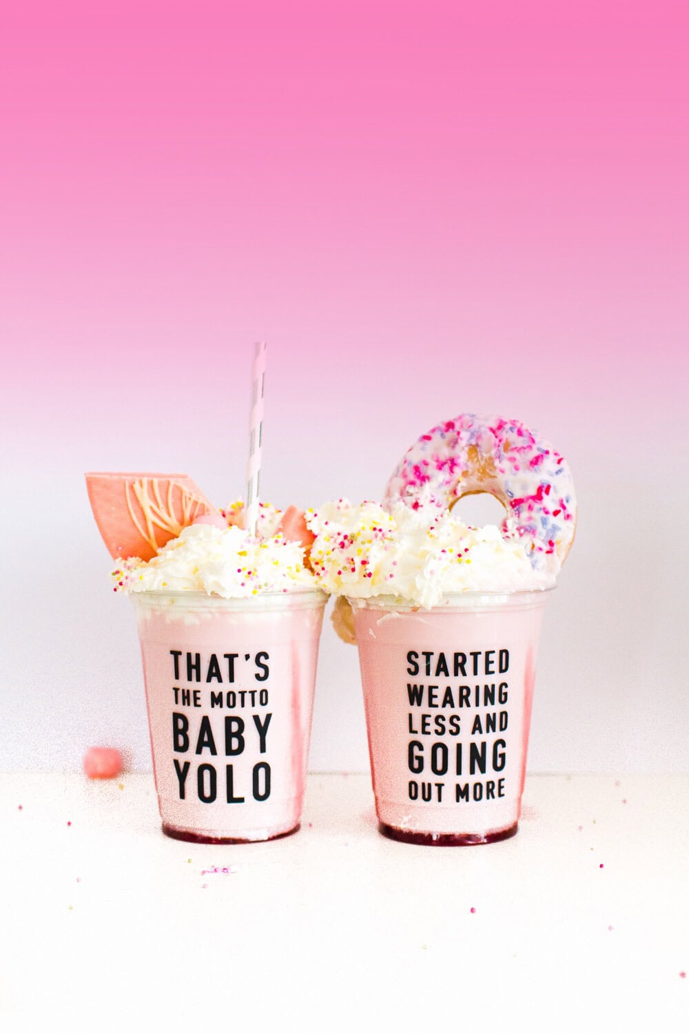 DRAKE ON SHAKES - Drake On Shakes Lyrics Quotes Vinyl Stickers Glasses Milkshakes Fun Freakshake