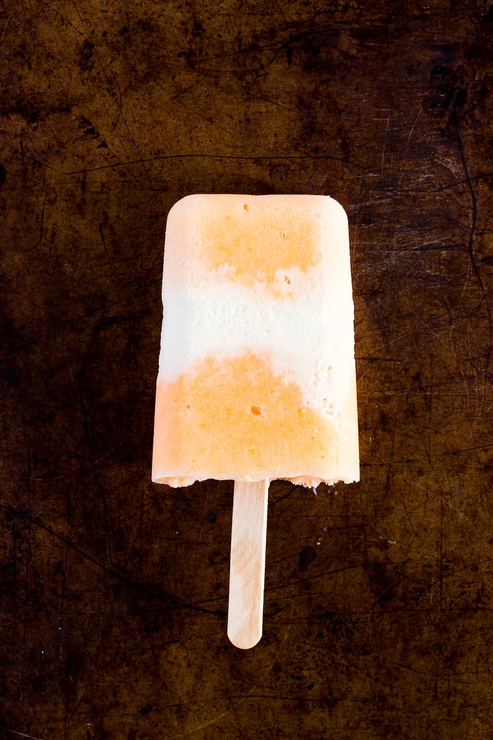 cantaloupe creamsicle ice cream pop