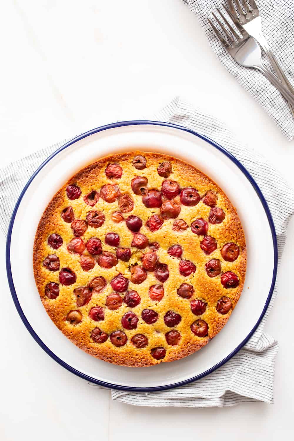 Sour Cherry Polenta Cake Recipe Good Food Stories