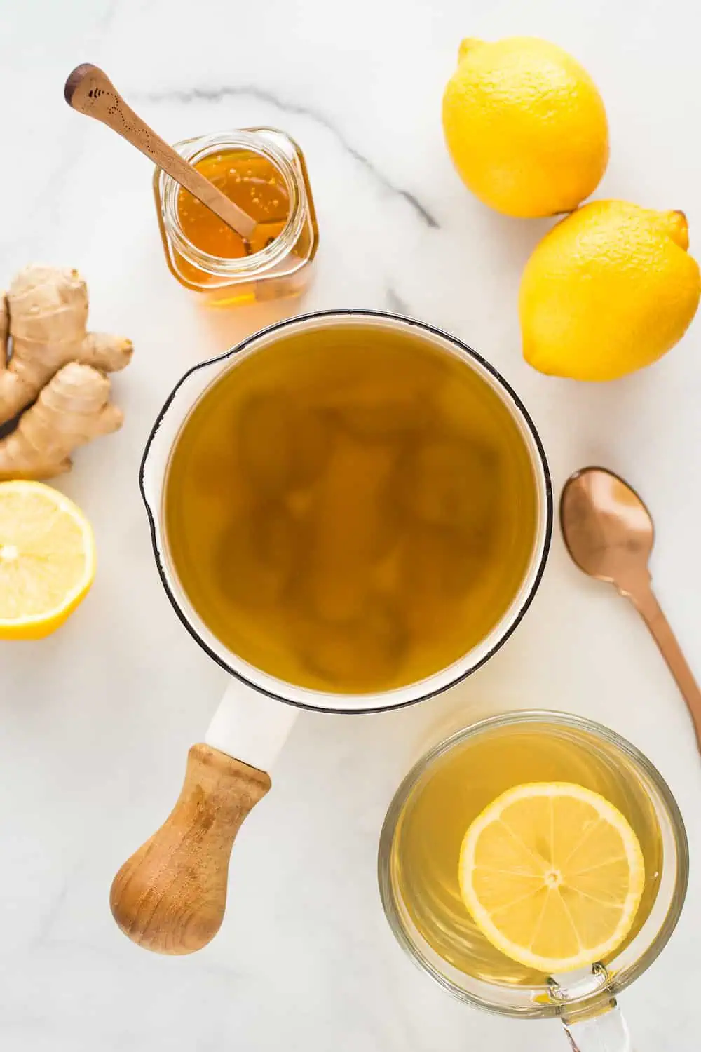 ginger lemon tonic ingredients with honey