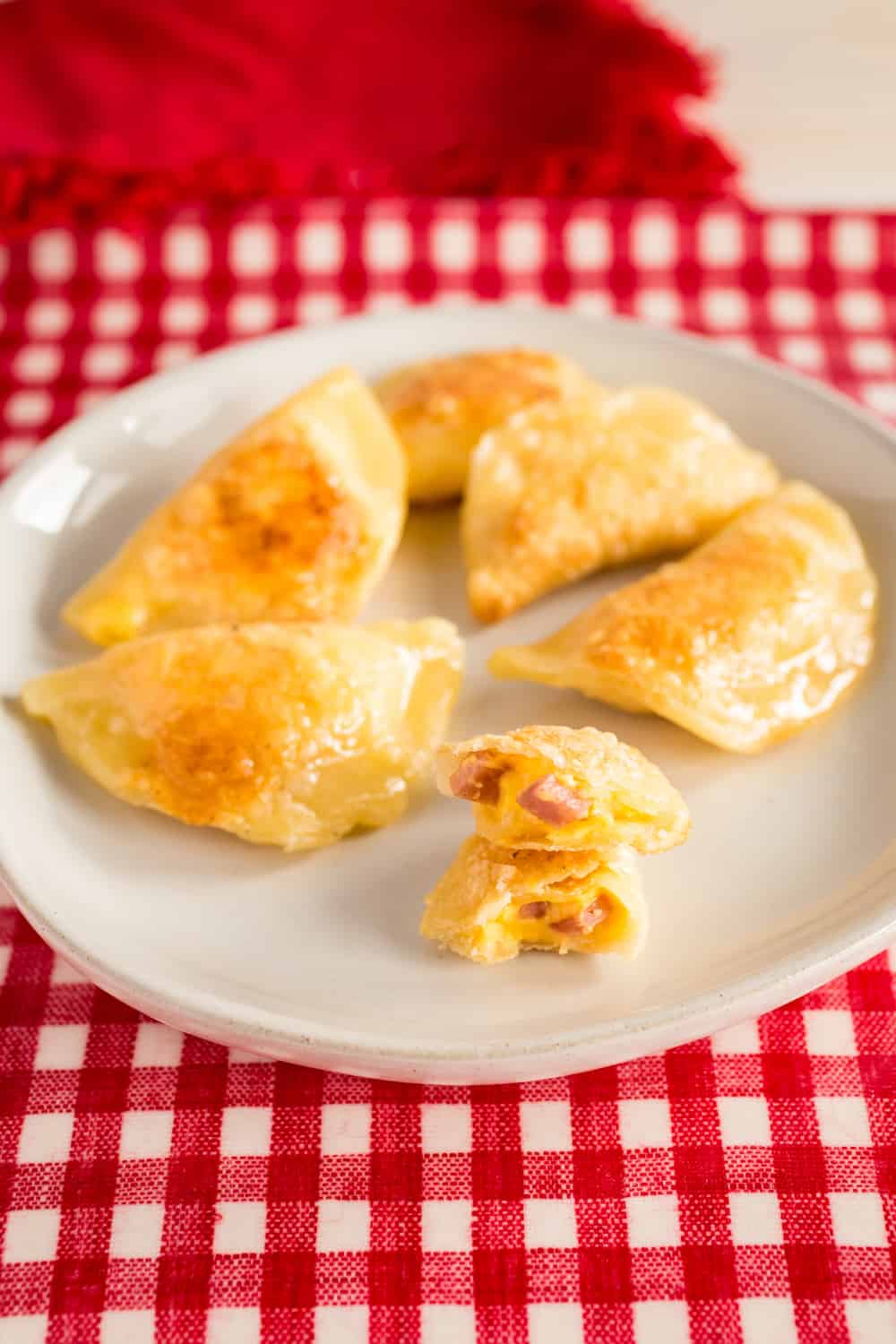 pork roll, egg and cheese pierogies