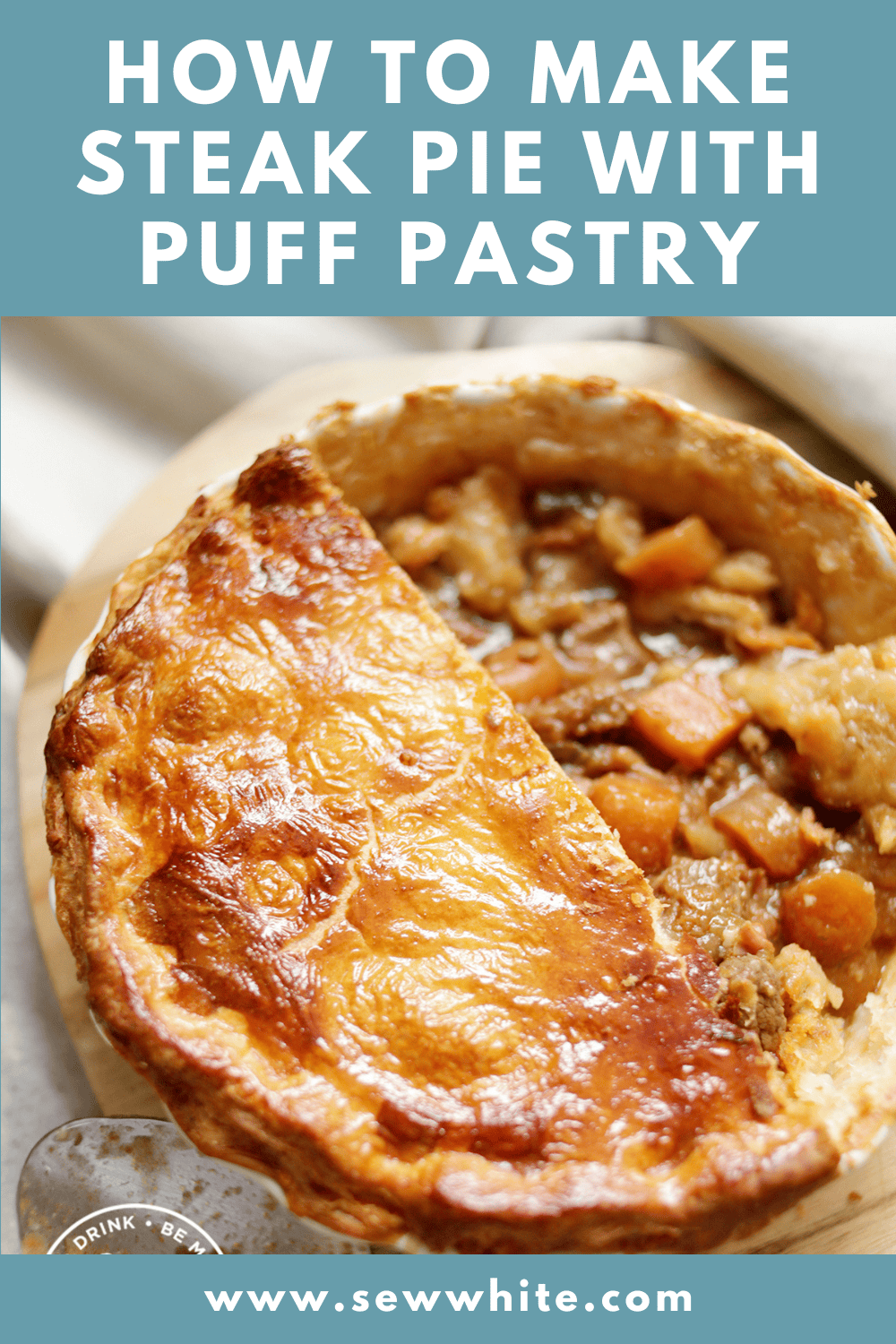 how to make easy steak and ale pie pin