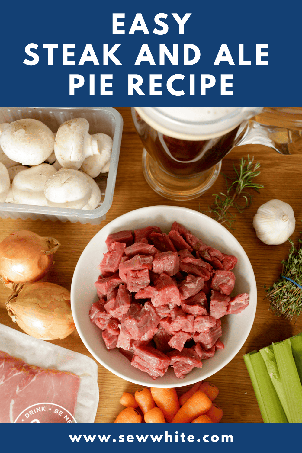 easy steak and ale pie pin