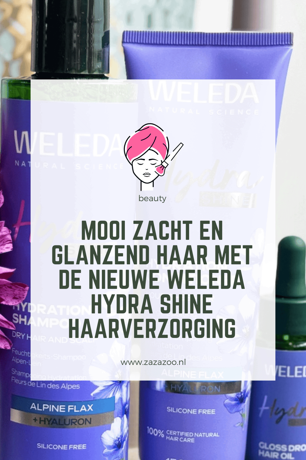 Mooi zacht en glanzend haar met de nieuwe Weleda Hydra Shine haarverzorging