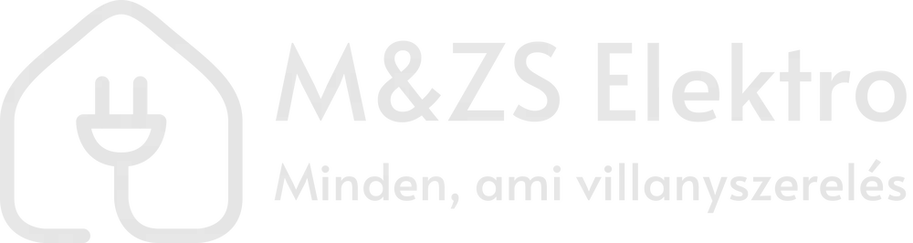 M&Zs Elektro cég szöveges logója