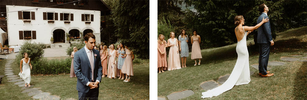 mariage chic au col de la forclaz