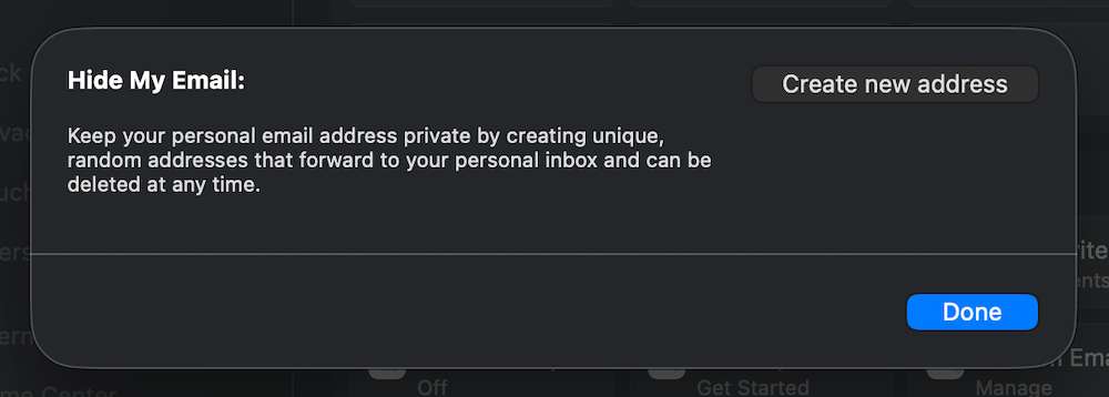 Apple Hide My Email Address Tool