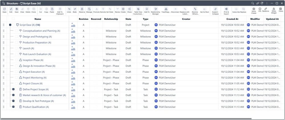 Streamlined project management
