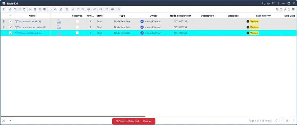 Nora IPLM workflow management