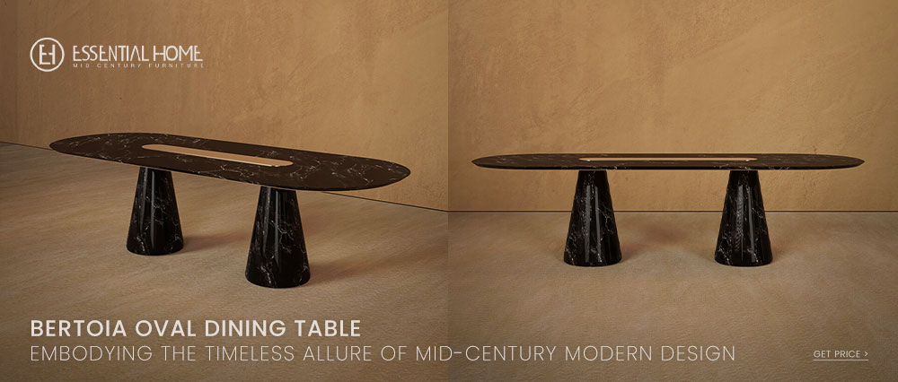 bertoia-oval-dining-table bertoia-oval-dining-table 7 of the most striking dining room tables we've ever laid eyes on 7 of the Most Striking Dining Room Tables We’ve Ever Laid Eyes On bertoia oval dining table