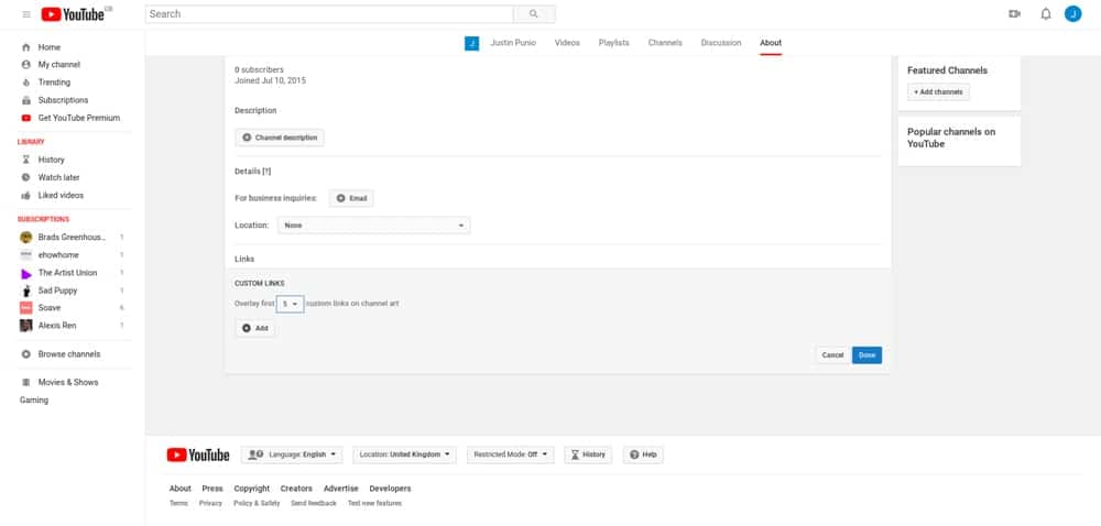 Add Links